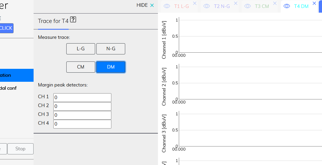 Common-mode and Differential-mode measurements